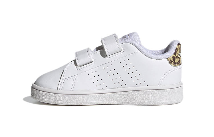 Adidas Neo ADVANTAGE Low top Toddler Shoes White Yellow Infant And Toddler