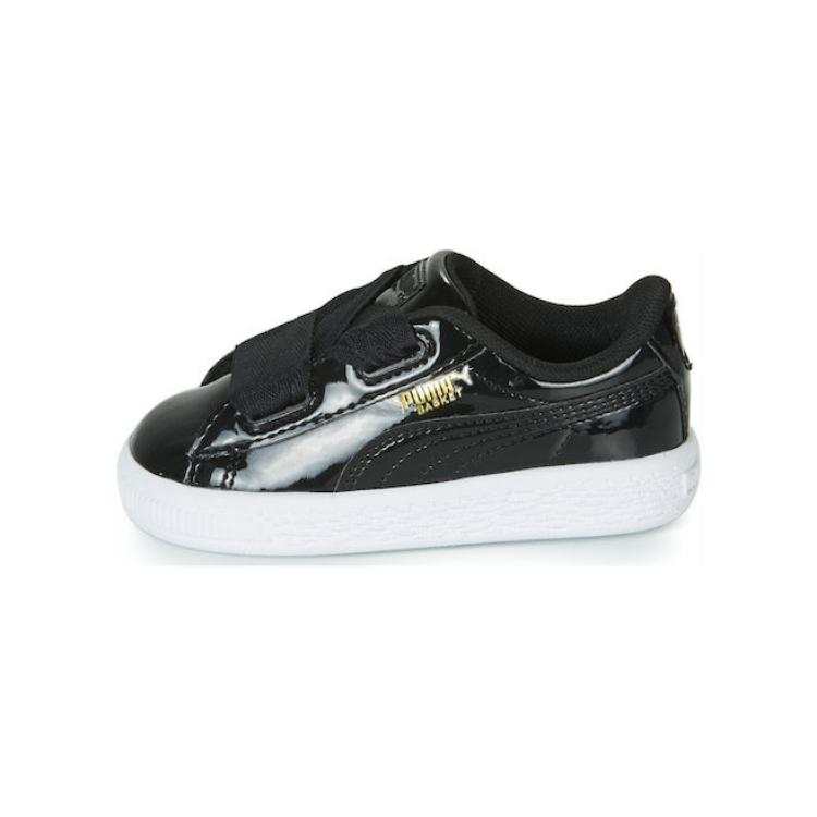 PUMA Basket Low top Toddler Shoes Black Infant And Toddler