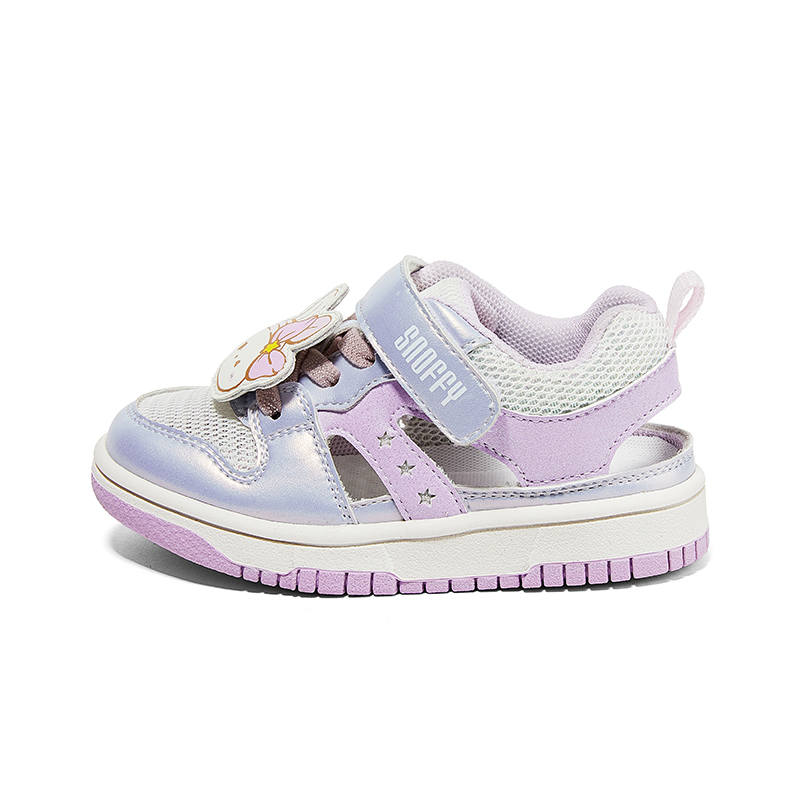 Snoffy Synthetic Leather, Textile Slip Resistant And Breathable Skateboard Shoes Kids'