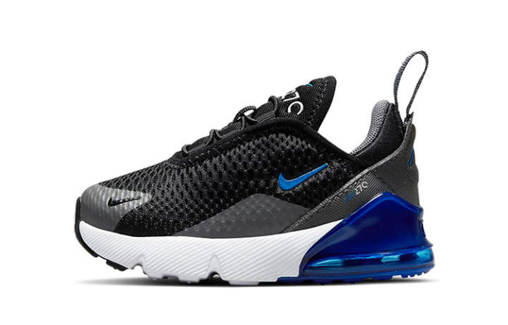 Nike Nike Air Max 270 Low top Toddler Shoes Black Gray Blue Infant And Toddler