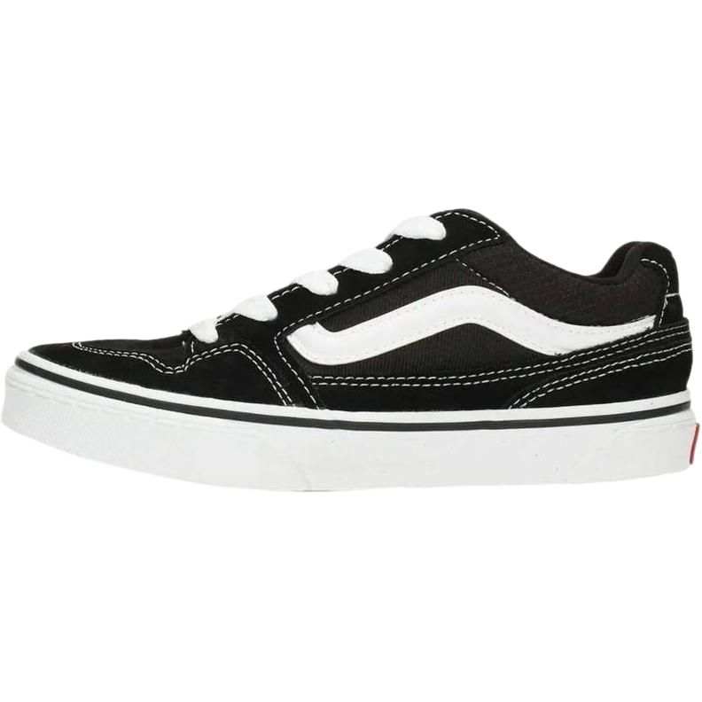Vans Caldrone Low top Kids' Skateboarding Shoes Black White Kids'