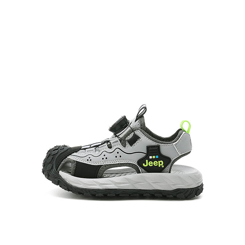 Jeep Children's Sandals Black Gray Kids'