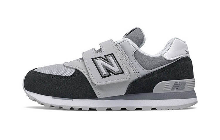 New Balance New Balance Slip Resistant Cushioning Abrasion Resistant Breathable Low top Kids Lifestyle Shoes Black Gray Kids'