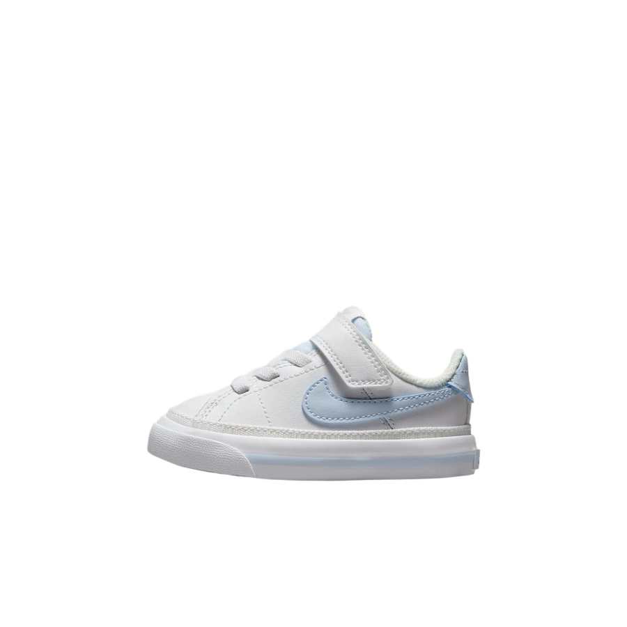 Nike Nike Court Legacy Slip Resistant Waterproof Non Slip And Waterproof Low top Toddler Shoes White/Gray Blue