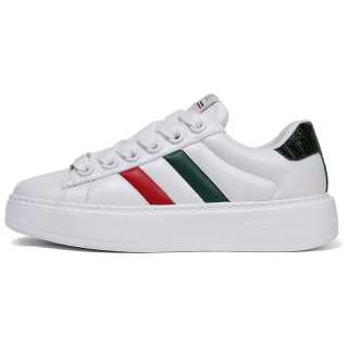 Ku Qi Cow Leather Abrasion Resistant Breathable Slip Resistant Low top Skateboard Shoes Men's