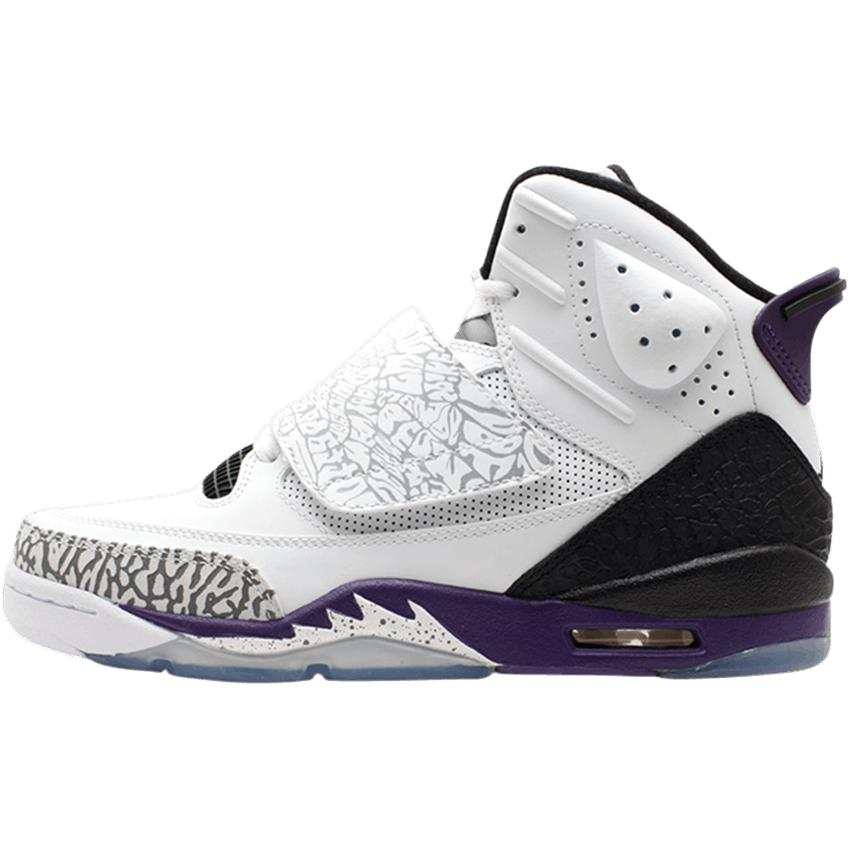 Jordan Jordan Son Of Mars High top Children's Basketball Shoes White Teenagers