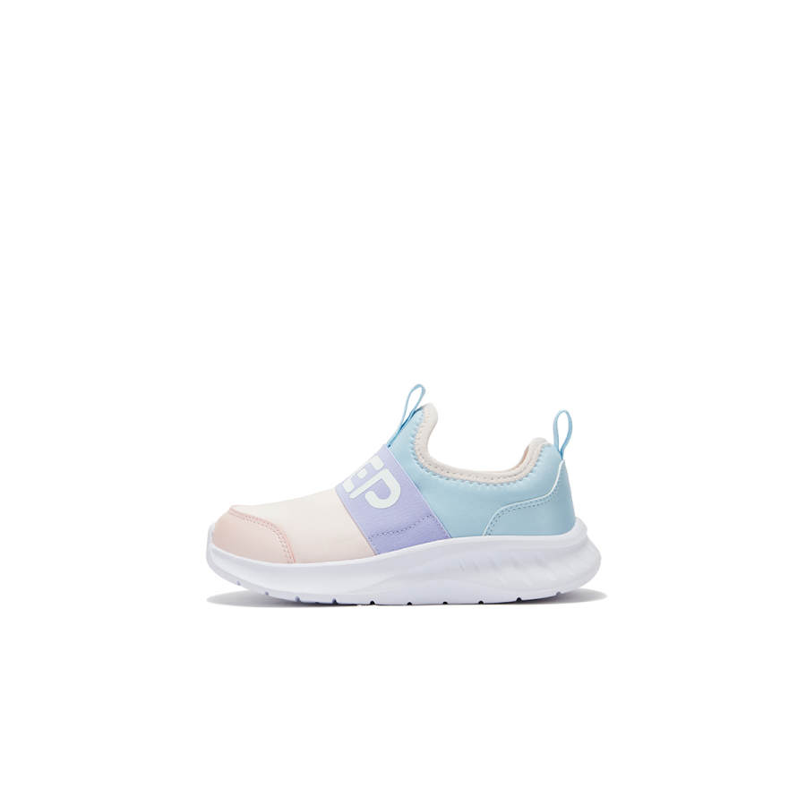 XTEP Slip Resistant Cushioning Low Top Kids' Running Shoes Water Pink Blue Children Aged 3 7 Years Old