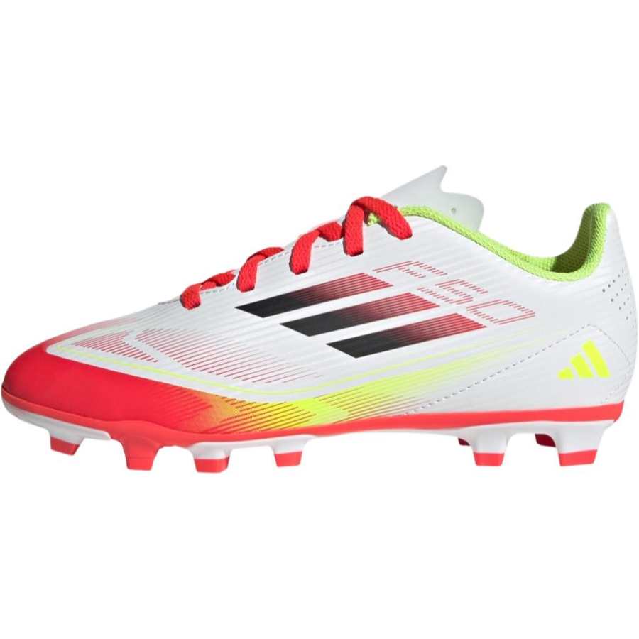 Adidas Adidas F50 CLUB Abrasion Resistant Low top Kids' Soccer Shoes White/Core Black/Sun Yellow Kids'