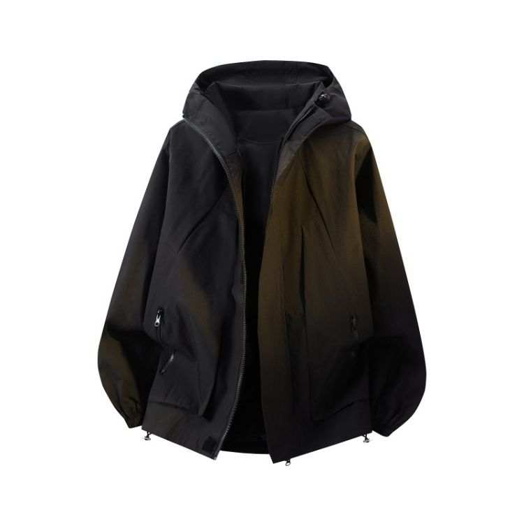 GWAF Jackets Unisex Black Hooded Moderate