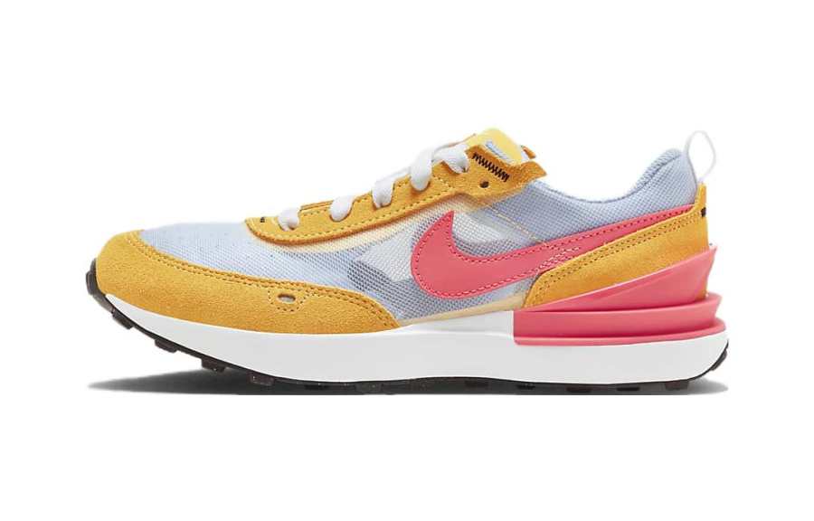 Nike Nike Waffle One BP Slip Resistant Cushioning Low top Kids Lifestyle Shoes Red Orange Gray Children Aged 3 7 Years Old