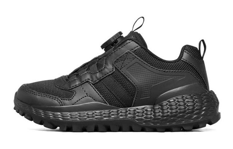 Skechers Monster Cushioning Abrasion Resistant Low top Kids' Running Shoes Pure Black Teenagers