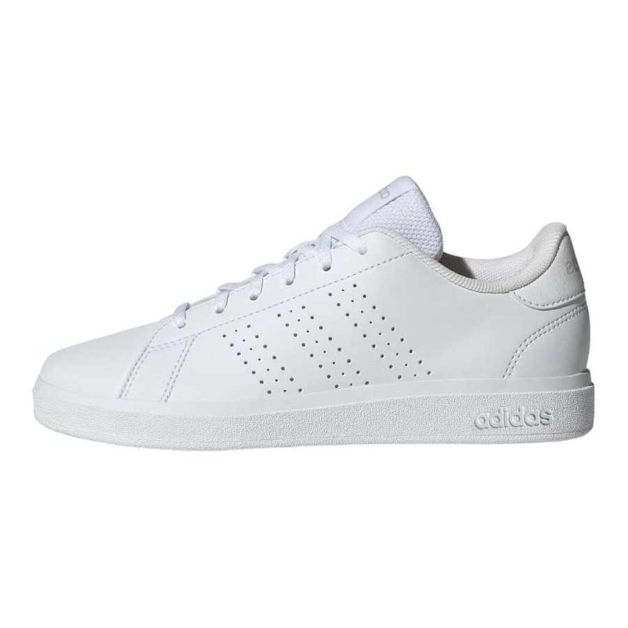 Adidas Adidas ADVANTAGE BASE 2.0 Slip Resistant Abrasion Resistant Low top Kids' Skateboarding Shoes White Kids'