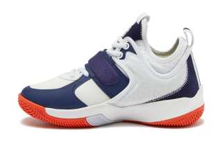 AND1 Gamma 4.0 SS Slip Resistant Abrasion Resistant Low top Children's Basketball Shoes White Blue Kids'