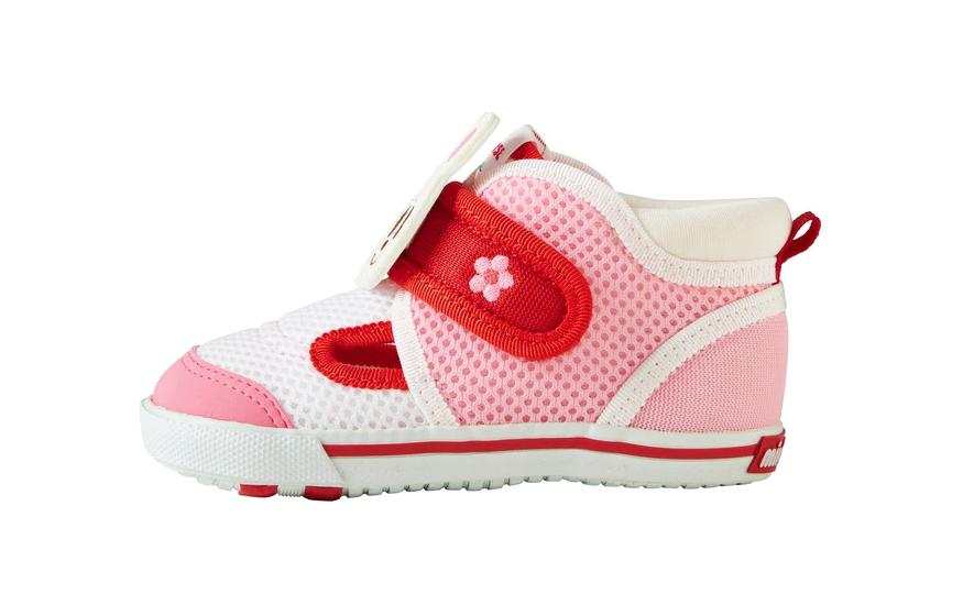Miki House Bunny Embellished Touch-strap Sneakers