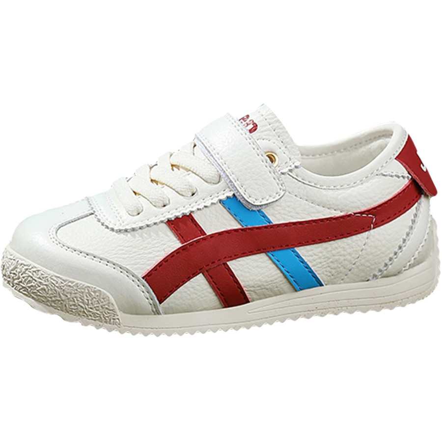 Jeep Cushioning Abrasion Resistant Waterproof Low top Kids Lifestyle Shoes White Red Kids'