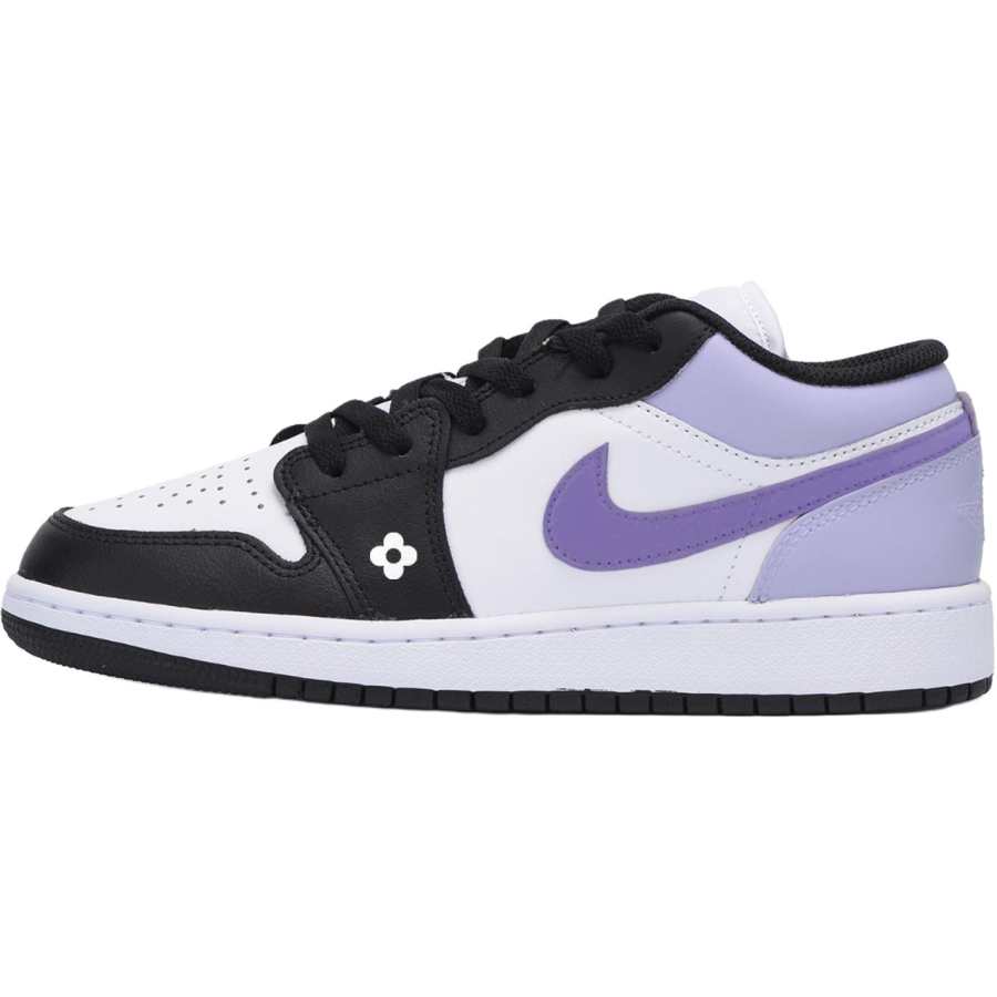 Jordan Jordan Air Jordan 1 Low Leather Low top Children's Basketball Shoes White Teenagers