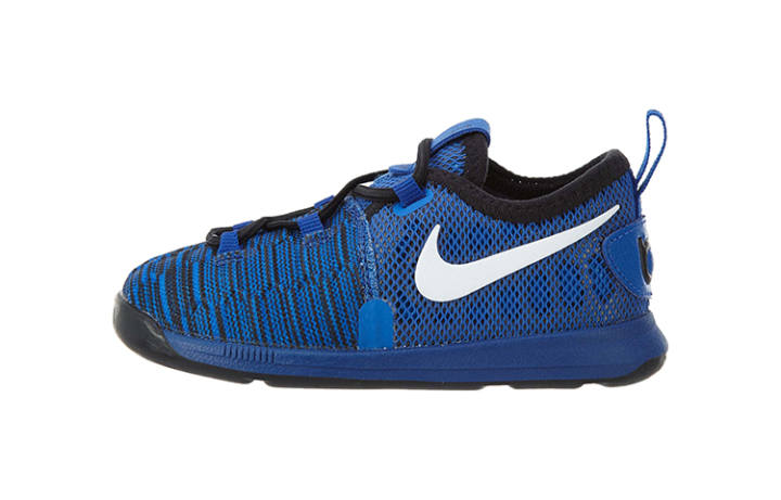 Nike Nike KD 9 KD Cushioning Slip Resistant Abrasion Resistant Low top Performance Basketball Shoes Blue Infant And Toddler