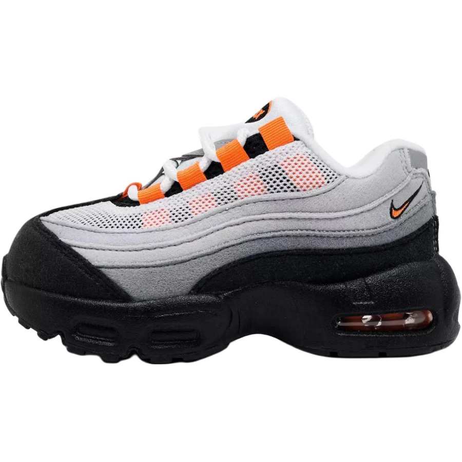 Nike Nike Air Max 95 Support Kids Lifestyle Shoes Gray Kids'