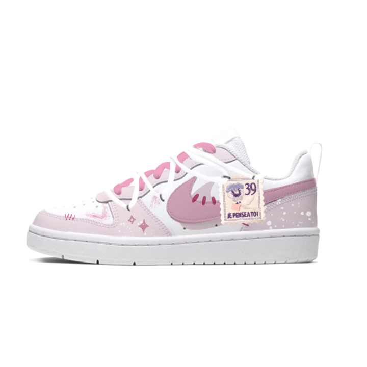 Nike Nike Court Borough 2 Lucky Star Leather Slip Resistant Abrasion Resistant Slip Resistant Abrasion Resistant Low top