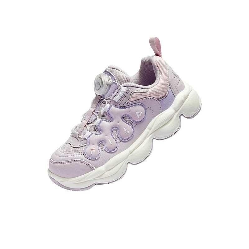 FILA KIDS BOA Rebound Low top Children's Basketball Shoes Light Lavender Purple Teenagers