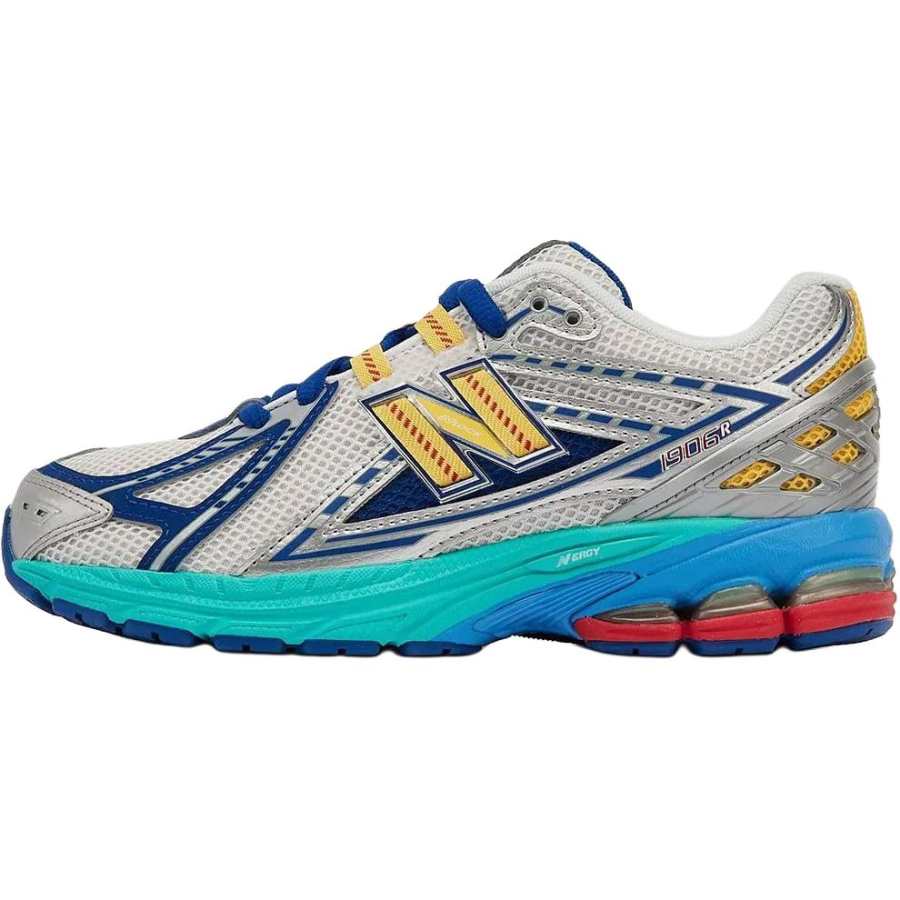 New Balance DTLR x New Balance NB 1906R Soft And Comfortable Low top Kids' Running Shoes White Blue Teenagers