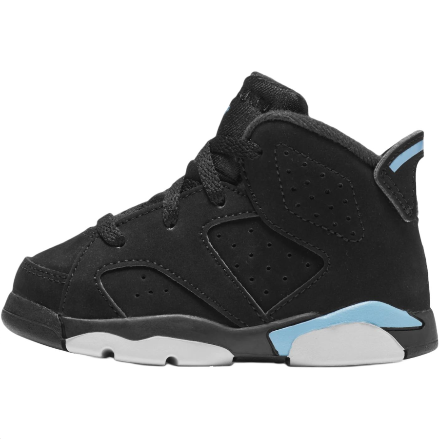 Jordan Jordan Air Jordan 6 Anti Kick And Abrasion Resistant Mid top Toddler Shoes Black Infant And Toddler