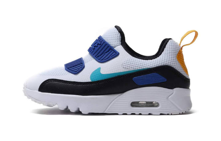 Nike Nike Air Max Tiny 90 Low top Low Top Running Shoes Blue White Children Aged 3 7 Years Old