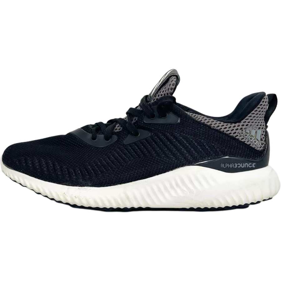Adidas Adidas AlphaBounce Slip Resistant Anti Kick Low top Kids' Running Shoes Black Blue Kids'