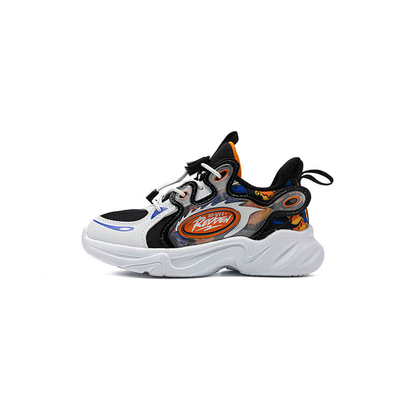 361°KIDS Comfortable Round Toe Anti Kick Cushioning Kids Lifestyle Shoes White Kids'