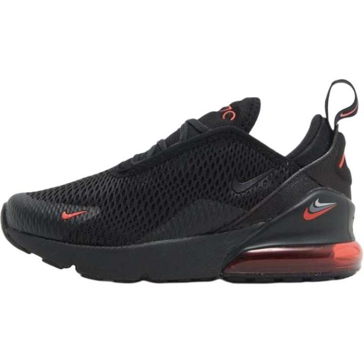 Nike Nike Air Max 270 Breathable Low top Kids' Running Shoes Black Children Aged 3 7 Years Old