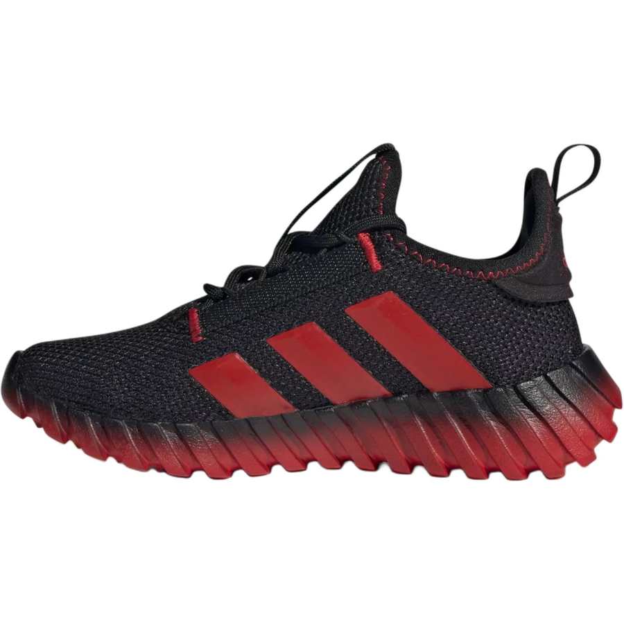 Adidas Adidas Kaptir Flow Slip Resistant Abrasion Resistant Low top Kids Lifestyle Shoes Black Red Kids'