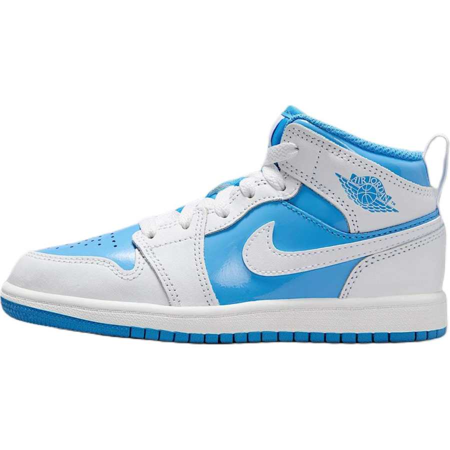 Jordan Jordan 1 Slip Resistant Abrasion Resistant Slip Resistant Abrasion Resistant Mid top Children's Basketball Shoes