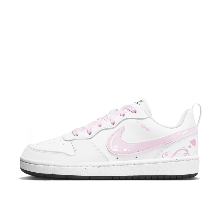 Nike Nike Court Borough Love In The Heart Synthetic Leather Abrasion Resistant Abrasion Resistant Low top