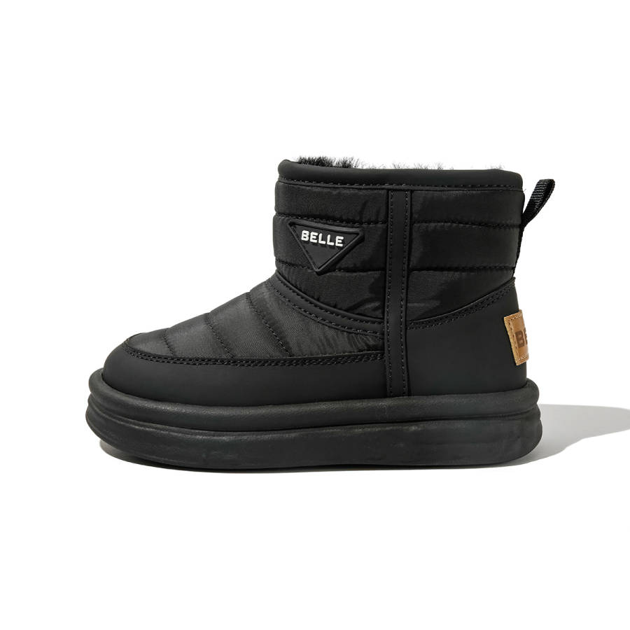 BELLE Synthetic Leather, Textile Fleece lined Abrasion Resistant Abrasion Resistant High top Kids' Boots Black Kids'