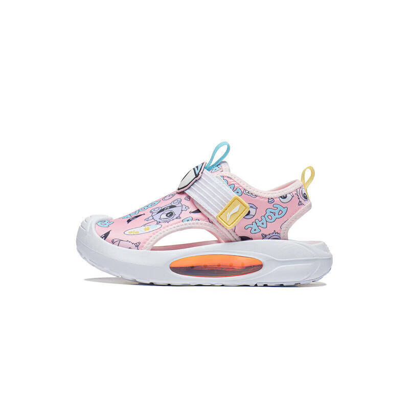 Li-Ning YOUNG Li Ning YOUNG Magic Beans Lightweight Abrasion Resistant Children's Sandals Pink Blue Kids'