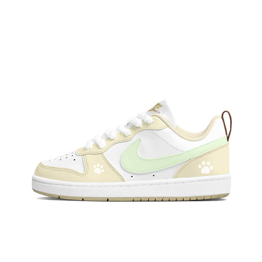 Nike Nike Court Borough Matcha Foam Slip Resistant Abrasion Resistant Slip Resistant Abrasion Resistant Low top