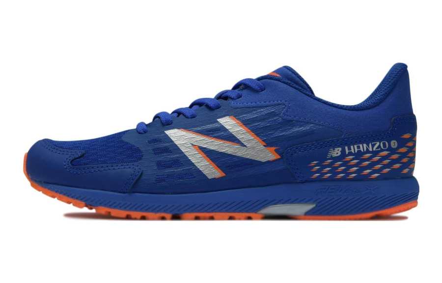 New Balance New Balance J V6 Lace B6 Cushioning Low top Kids' Running Shoes Blue Orange Unisex