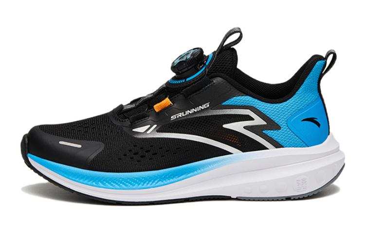 Antakids Lurid Wave Abrasion Resistant Breathable Low top Running Shoes Underwater Blue Black Unisex