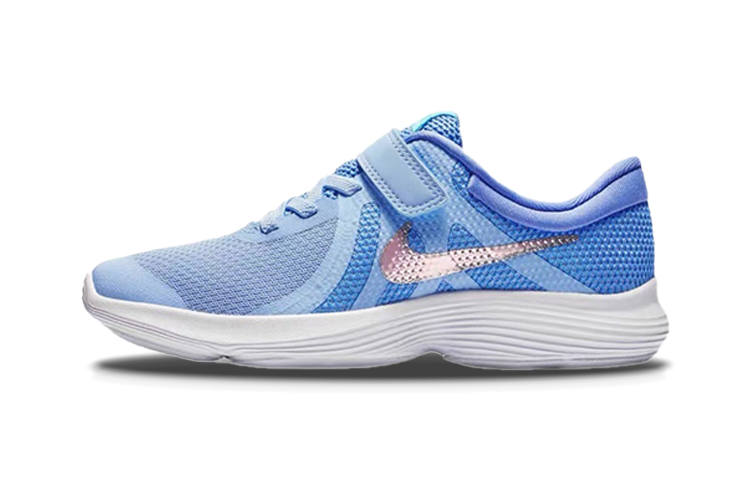 Nike Nike REVOLUTION 4 Low top Kids' Running Shoes Light Blue Children Aged 3 7 Years Old