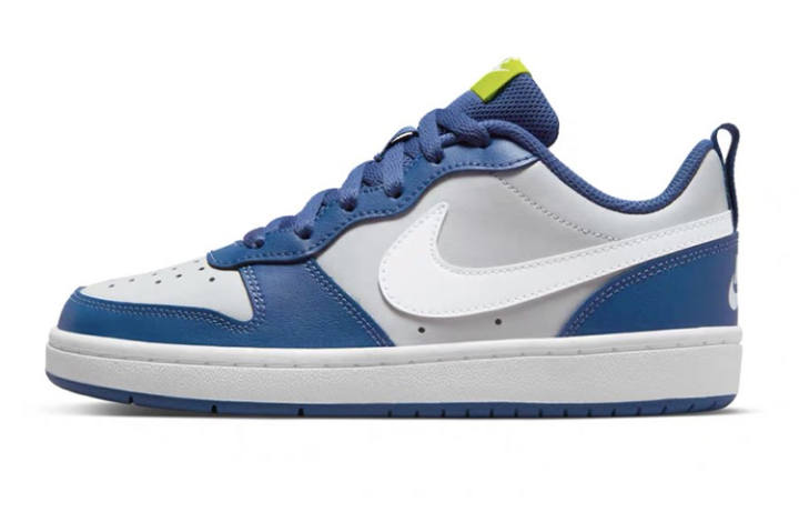 Nike Nike Court Borough Low Grey Fog Mystic Navy GS