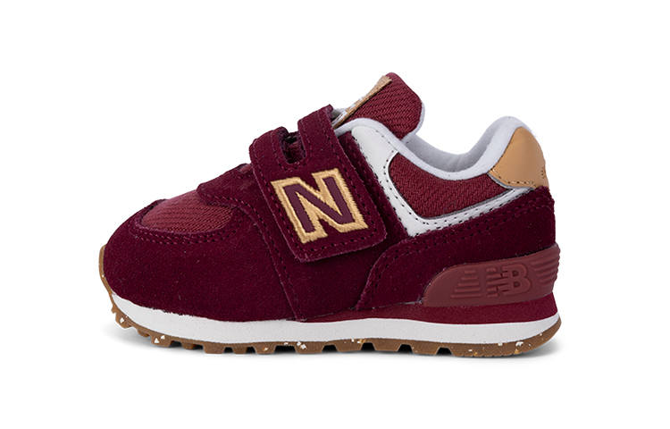 New Balance New Balance NB 574 Hook and loop Low top Toddler Shoes Dark Red Infant And Toddler