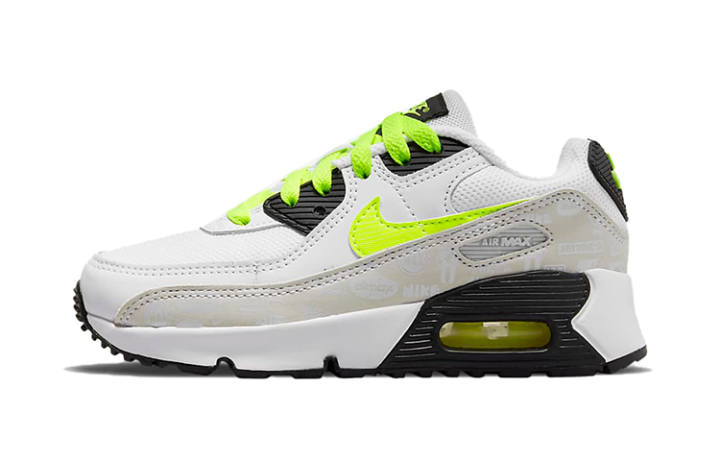 Nike Nike Air Max 90 Leather White Volt GS