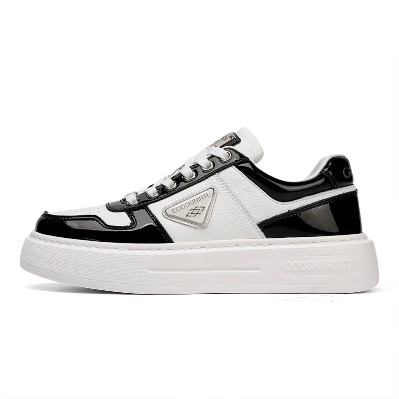 Ku Qi Fashion Trend Slip Resistant Cushioning Abrasion Resistant Breathable Low top Skateboard Shoes Men's