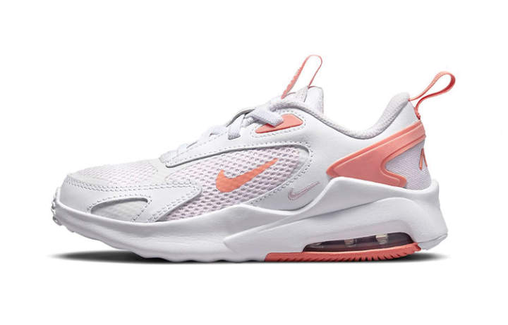 Nike Nike Air Max Bolt Cushioning, Wear Resistant Low top Running Shoes Pink White Children Aged 3 7 Years Old