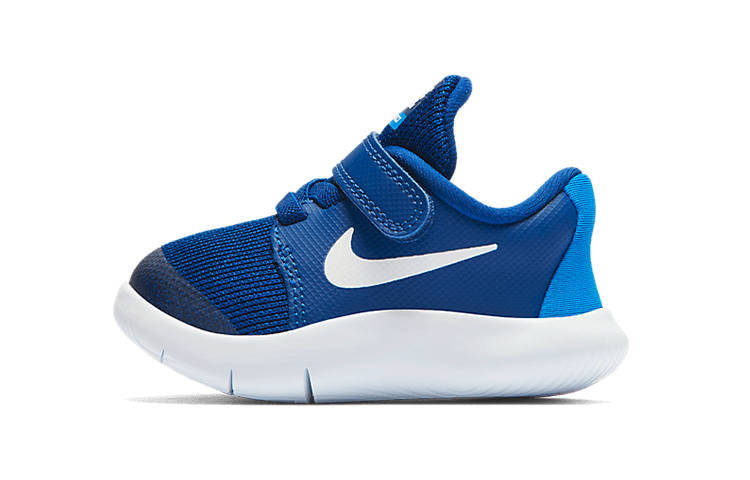 Nike Nike Flex Contact 2 Slip Resistant Cushioning Low top Toddler Shoes Sky Blue Infant And Toddler