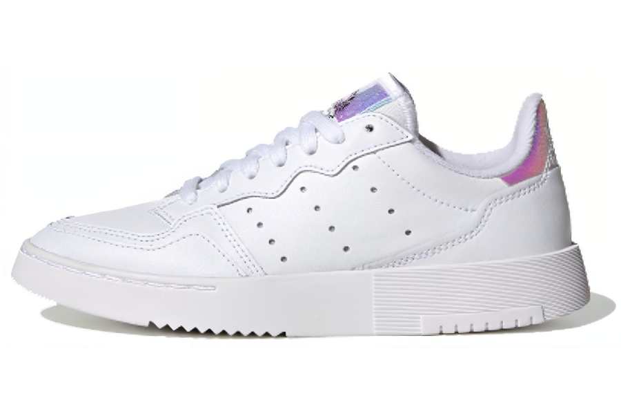 Adidas Originals Adidas Originals Super Court J Slip Resistant Slip Resistant Low top Kids' Skateboarding Shoes White Purple Pink