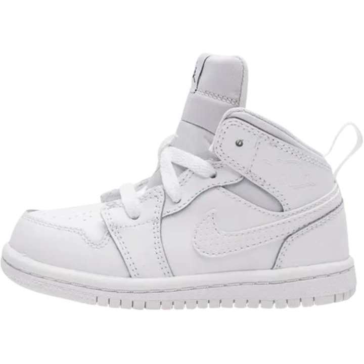 Jordan Jordan Air Jordan 1 Leather Mid top Toddler Shoes White Infant And Toddler