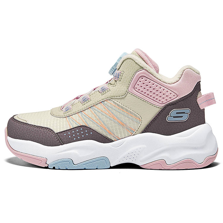 Skechers Kids Slip Resistant Abrasion Resistant Kids' Boots Beige Blue Pink Kids'