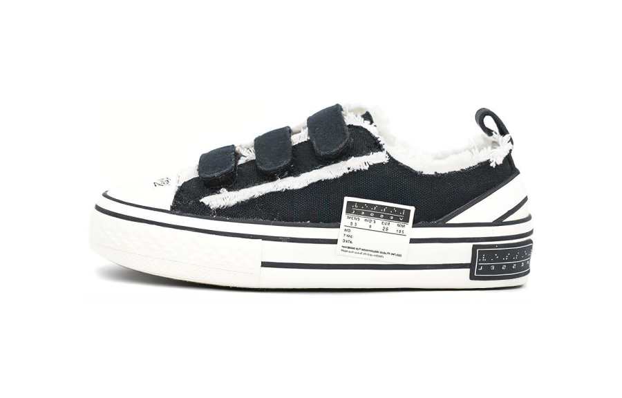 XVESSEL VESSEL G.O.P. Lows For Toddlers Low top Kids' Skateboarding Shoes Black Infant And Toddler