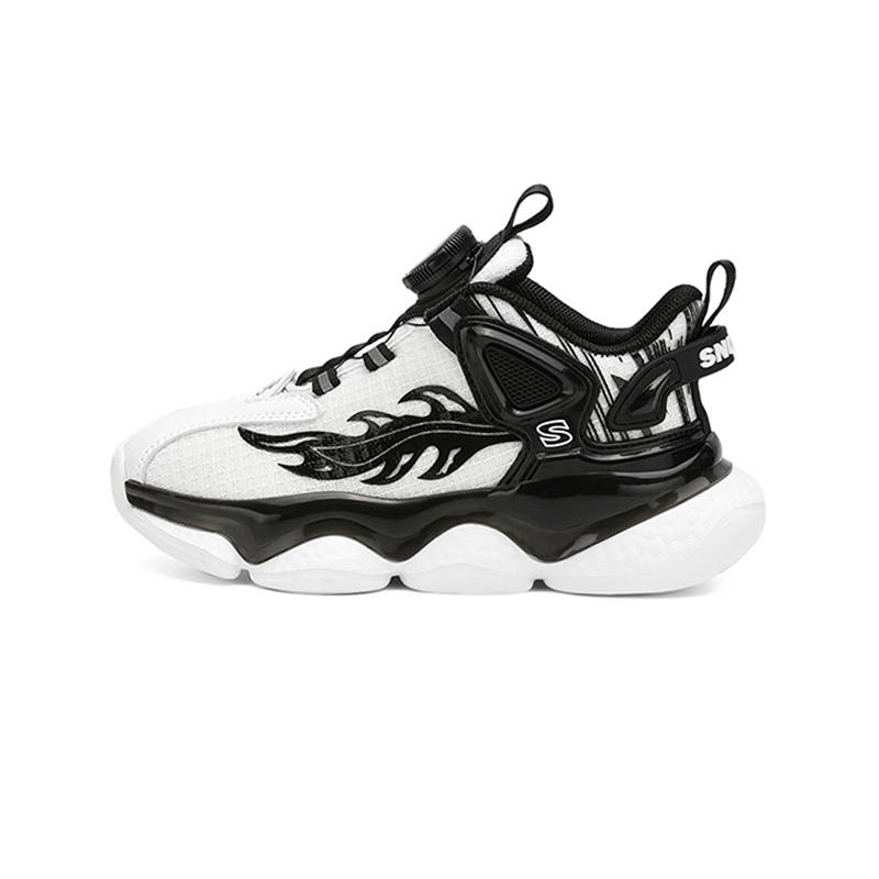 SNOOPY Slip Resistant, Abrasion Resistant, Lightweight Cushioning Low top Kids Lifestyle Shoes White Black Kids'
